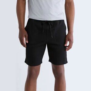 Kenneth Cole Men's Black Active Scuba Knit Shorts - Size Medium